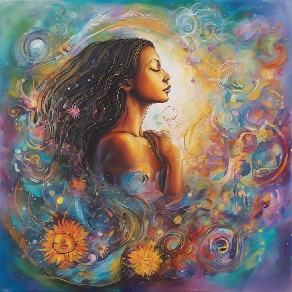 ηρεμία και καθαρή σκέψη, έμπνευση, εσωτερική γαλήνη, τέχνη και χαλάρωση.